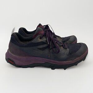 Salomon Outline Goretex Trail Running Hike Purple/black 6 US (4.5*UK) Read*